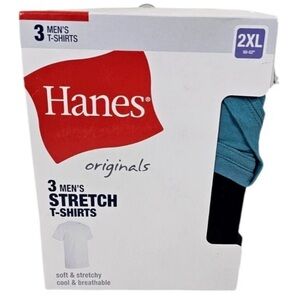 Hanes originals stretch t-shirts 3 pack 2xl or XL